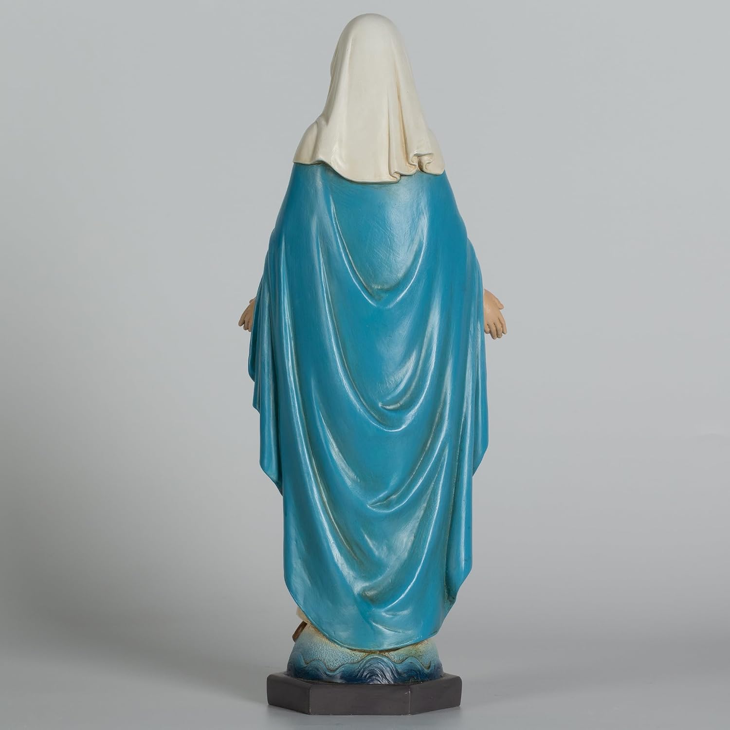 Grace4Joy 12.5 Inches Our Lady of Grace Statue - Hand Painted Resin Blessed Mother Mary Figure for Catholic Home & Church Decor - Image 2